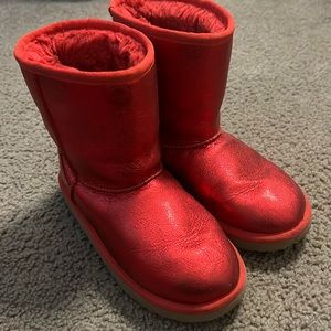 Red Ugg boots
